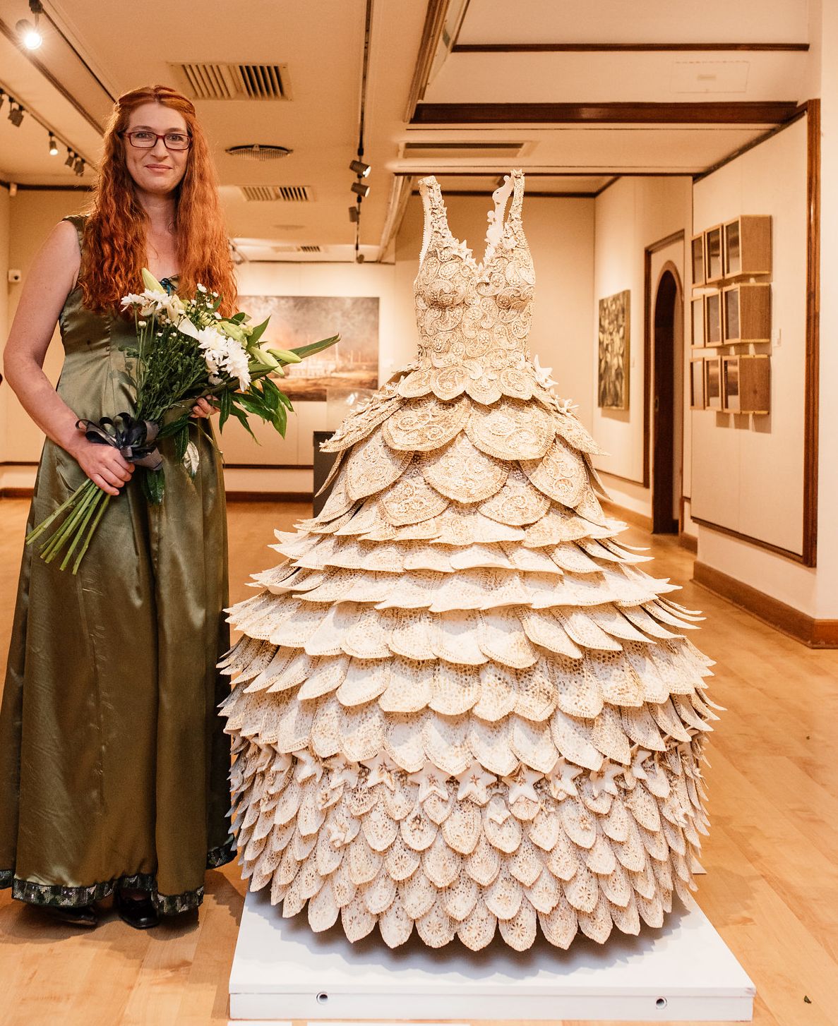 Ceramic wedding dress named Runner-up of the 2016 Phatshoane Henney New Breed Art Competition